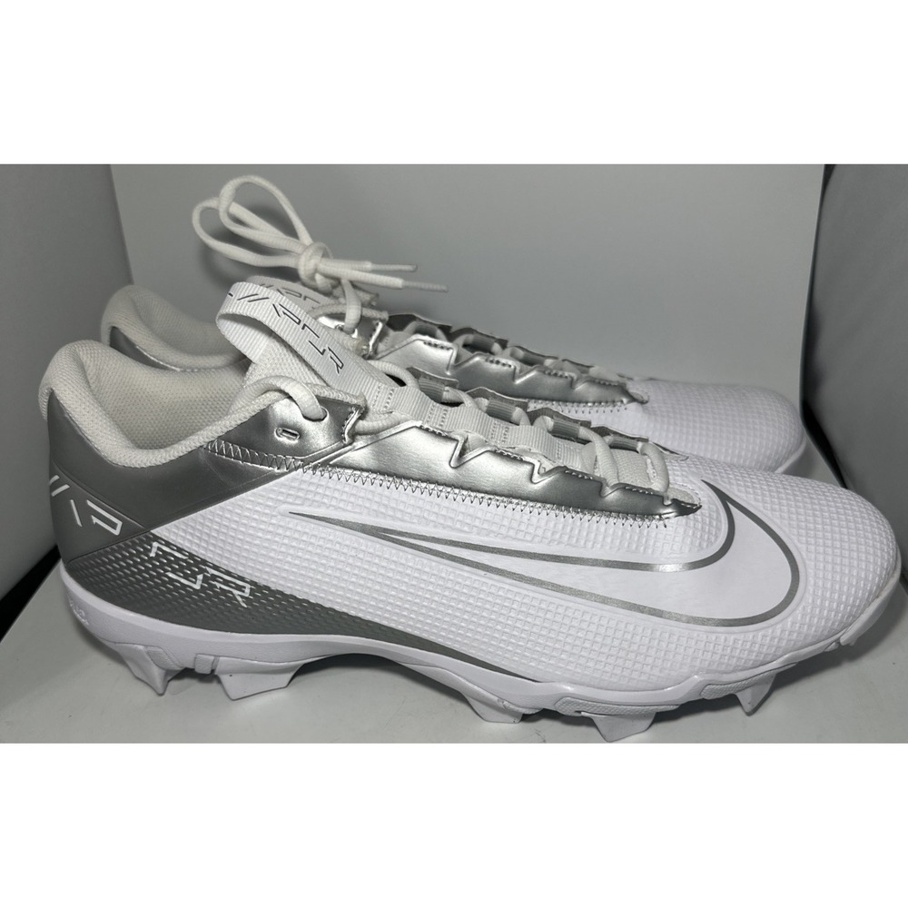 Nike Vapor Edge‎ Shark 2 'Silver' DH5088-102 Football Cleats size 14- NEW